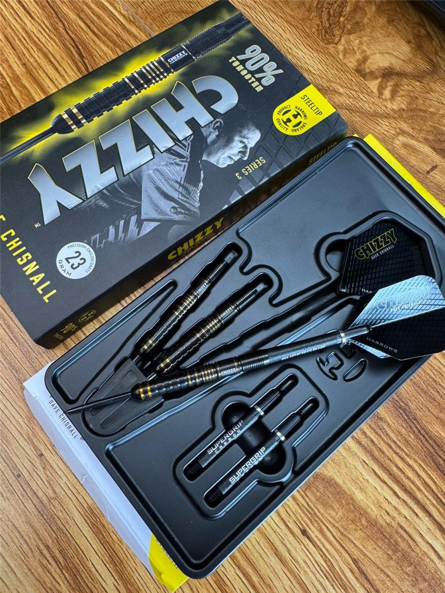 Harrows Dave Chizzy Chisnall G3 90% Steeldarts 21/22/23/24/25/26 Gramm Steeldarts