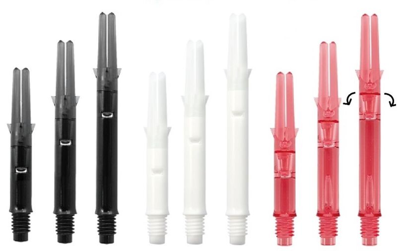 L-Style Dart Schafts Silent Straight Spinners Spin-Effekt Shafts