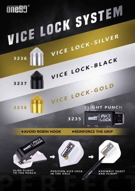 one80 Vice Lock Flight Punch Locher für Vice Lock Caps Flights Zubehör
