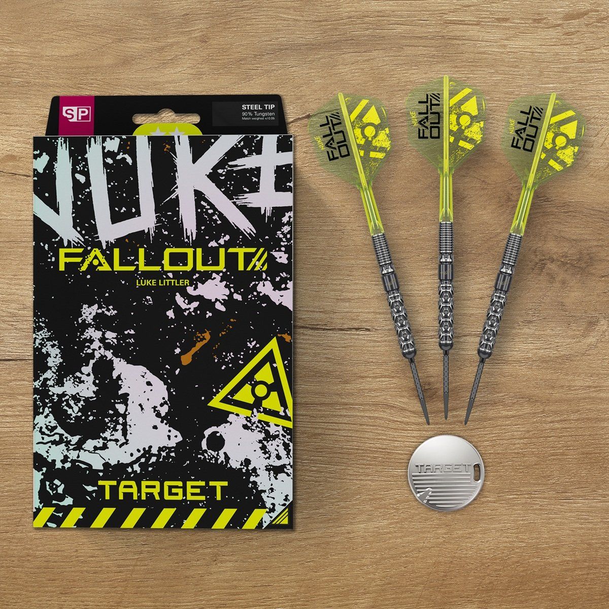 Target Luke Littler Fallout SP 90% Steeldarts 22/23/24 Gramm Steeldarts