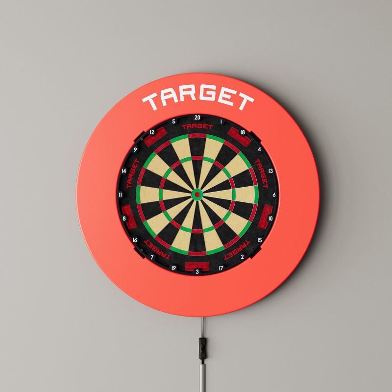 Target Notched Surround Catchring Schwarz/Rot/Grau Auffangring
