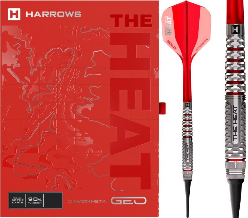 Harrows Damon Heta GEO 90% Softdarts 18 Gramm Softdarts