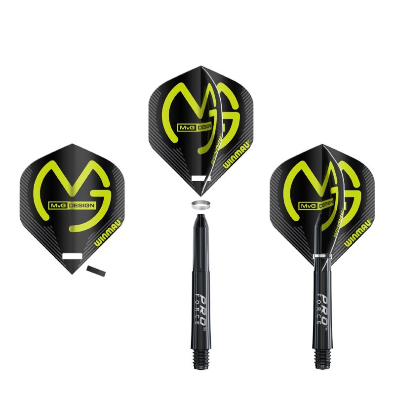 Winmau MvG Michael van Gerwen Punch Flight Locher Flights Zubehör