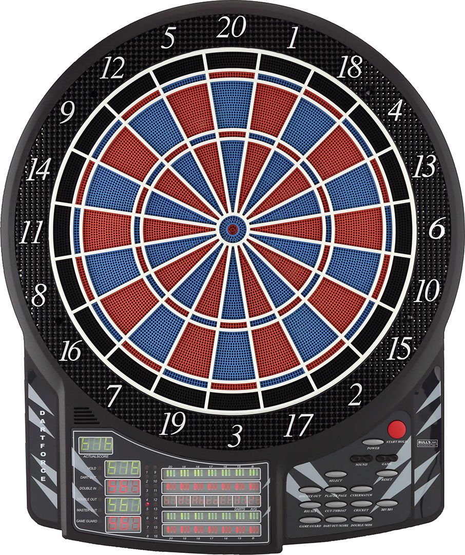 BULL'S Dartforce RB Sound Elektronik Dartboard - Elektronische Dartscheibe E-Dartscheibe