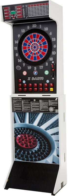 X-Darts Elektronischer Dartautomat – Profi E-Dart Automat für Gastronomie, Vereine & Zuhause E-Dartscheibe