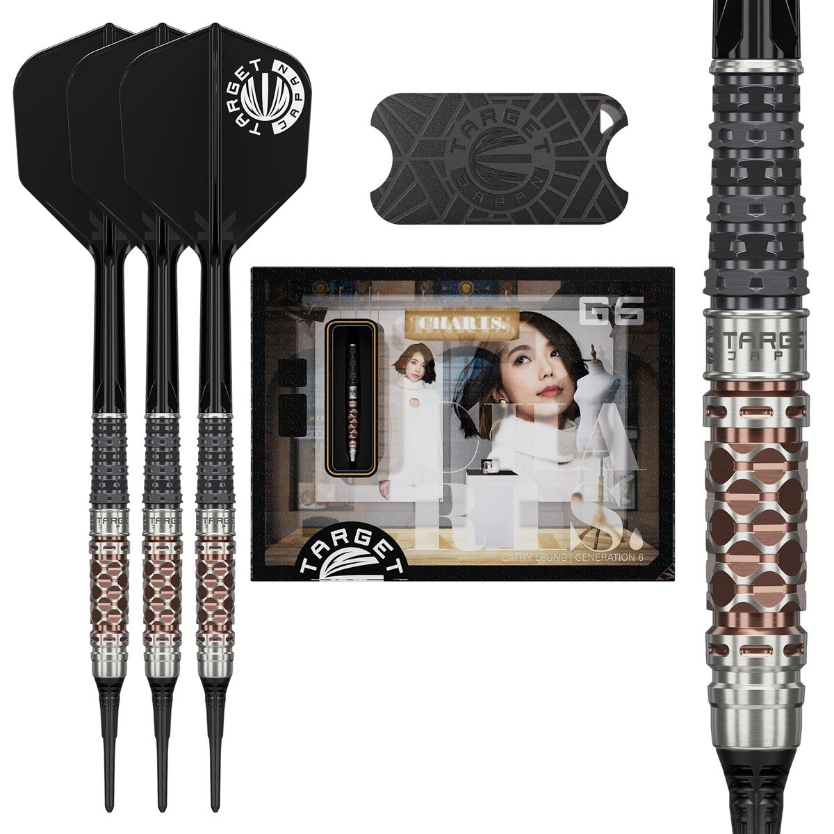 Target Cathy Leung Charis G6 90% 2BA Softdarts 18,5 Gramm Softdarts