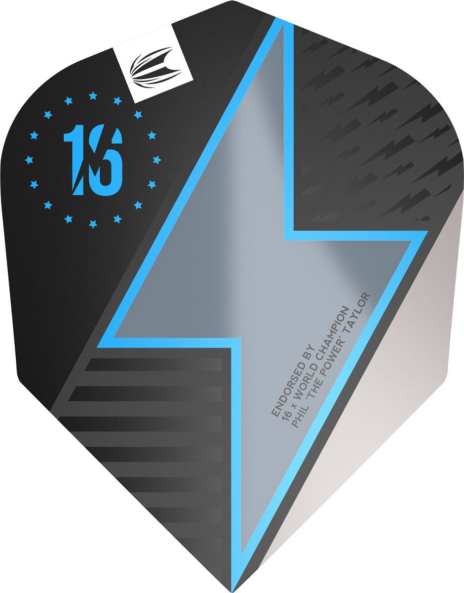 Target Pro Ultra The Power Series Black Phil Taylor 2022 Standard No6 Flights