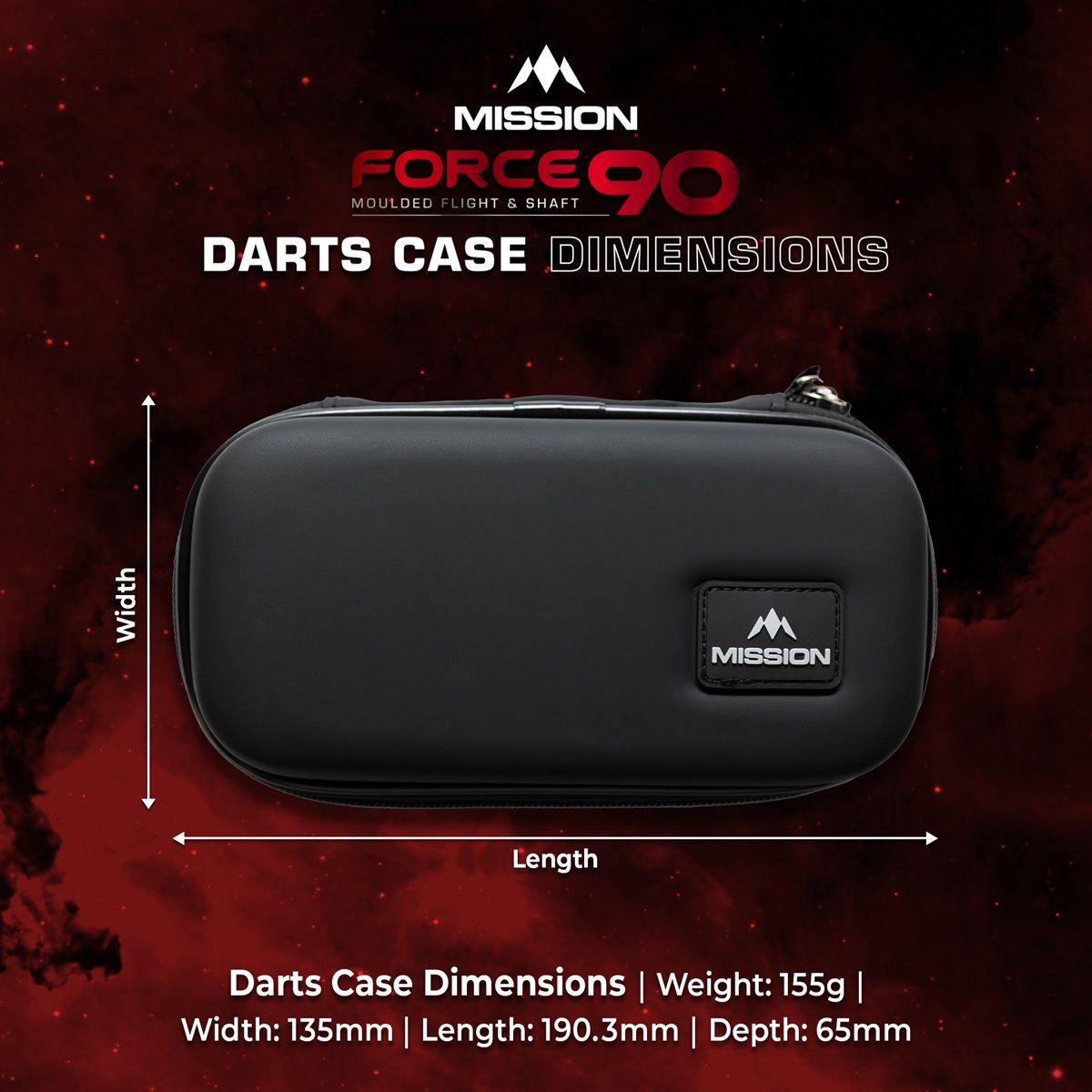 Mission Force 90 EVA Case Dart Tasche Dart Tasche