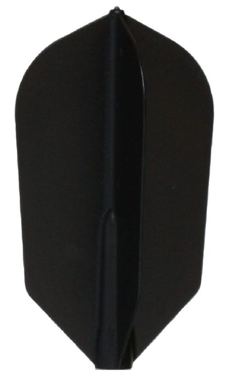 2 Set Cosmo Darts Fit Flights Schwarz Slim Flights