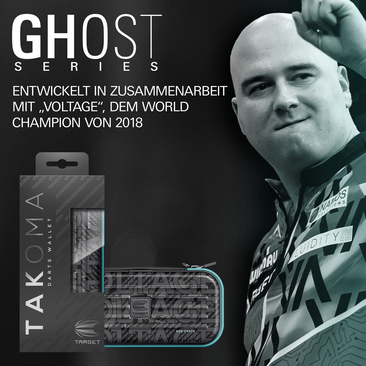 Target Takoma Ghost Rob Cross Aufbewahrung Case