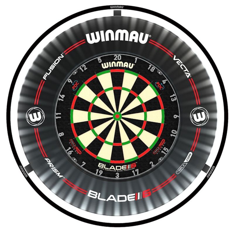 Mega Dart Set Plasma Schwarz Licht Surround TC Board Darts Boardzubehör