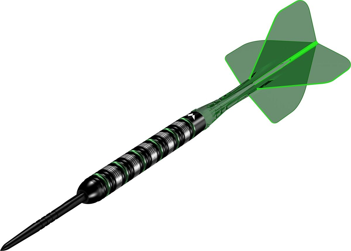 Mission Moldavite Black & Green 95% Steeldarts 23 Gramm Steeldarts
