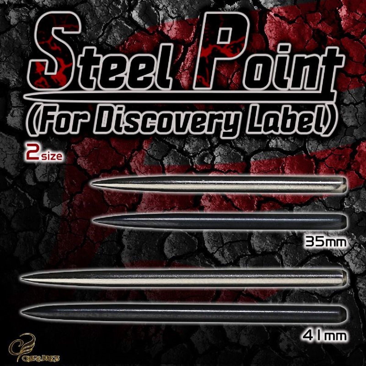 Cosmodarts Wechsel Spitzen für Cosmo Discovery Label Steeldarts Wechselspitzen