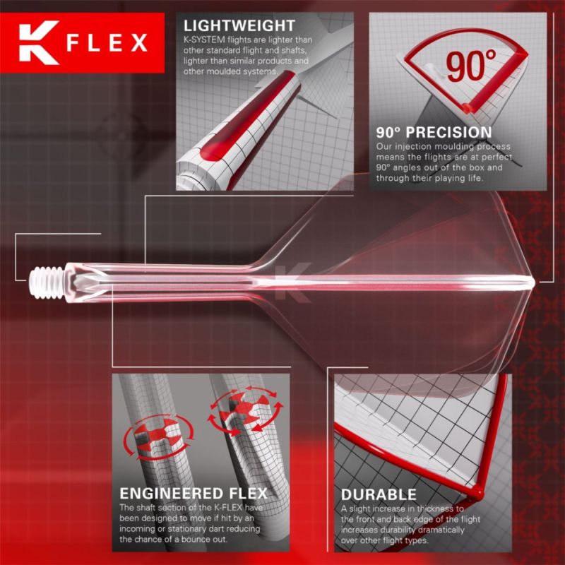 Target K-Flex Cathy Leung Shaft/Flight System Shape No6 Shafts