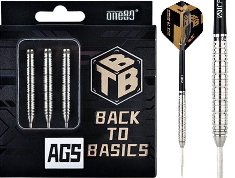 ONE80 Back to Back AGS Steeldart 23/25 Gramm Steeldarts