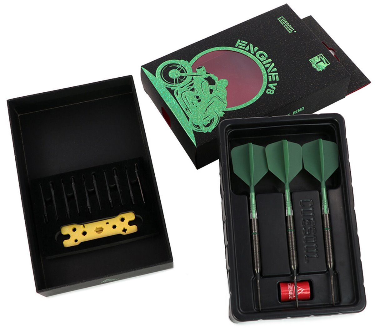 Cuesoul ENGINE V8 Steeldarts/Softdarts No5 90% 18/20/22 Gramm Softdarts