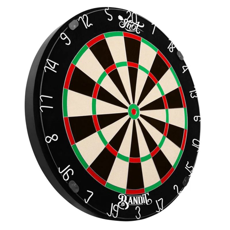 Shot Bandit Dartboard Professional 4. Generation Steeldart Scheibe