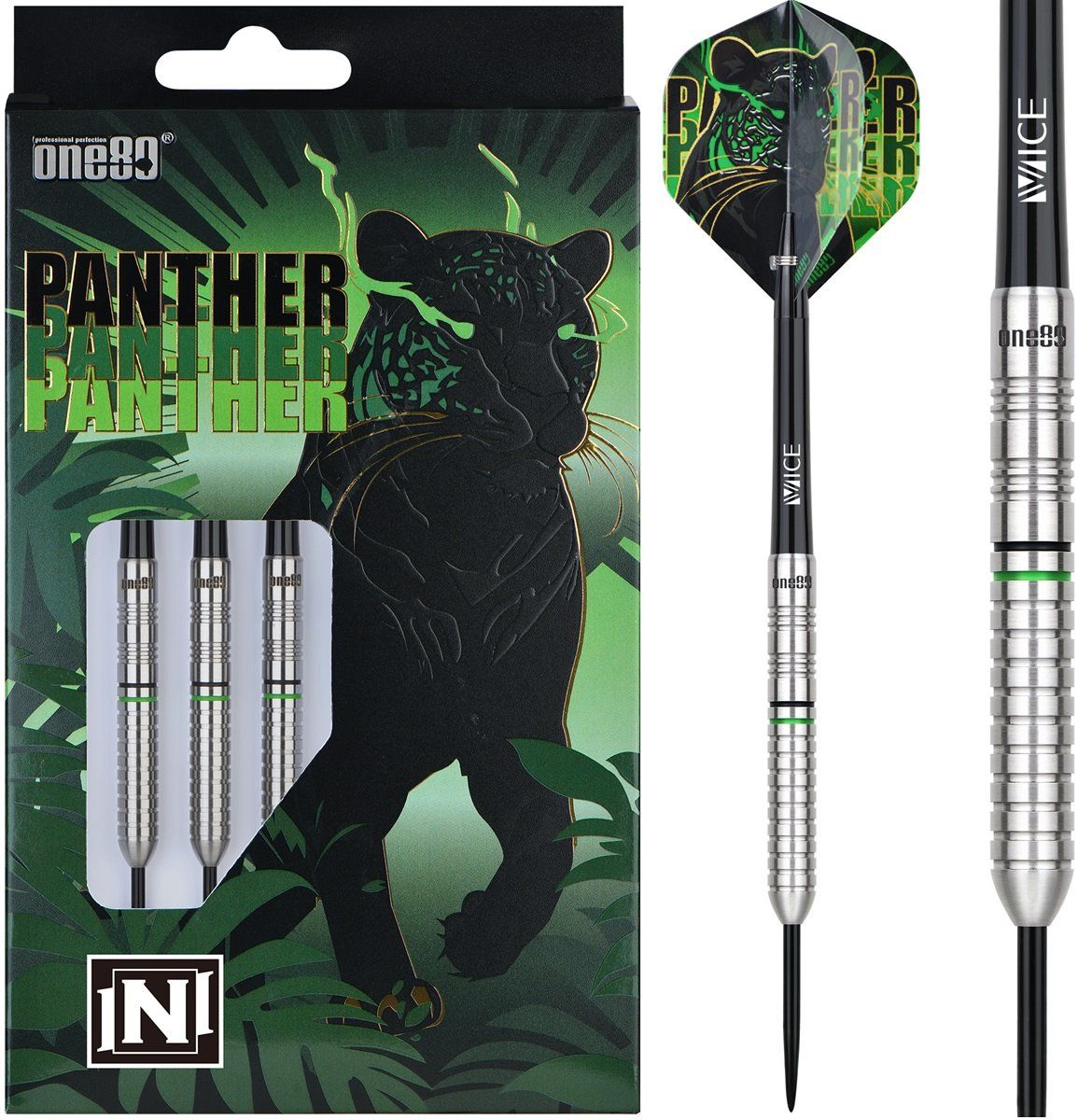 ONE80 Panther-N Steeldarts 20/21/22/23/24/26/28/30 Gramm Steeldarts