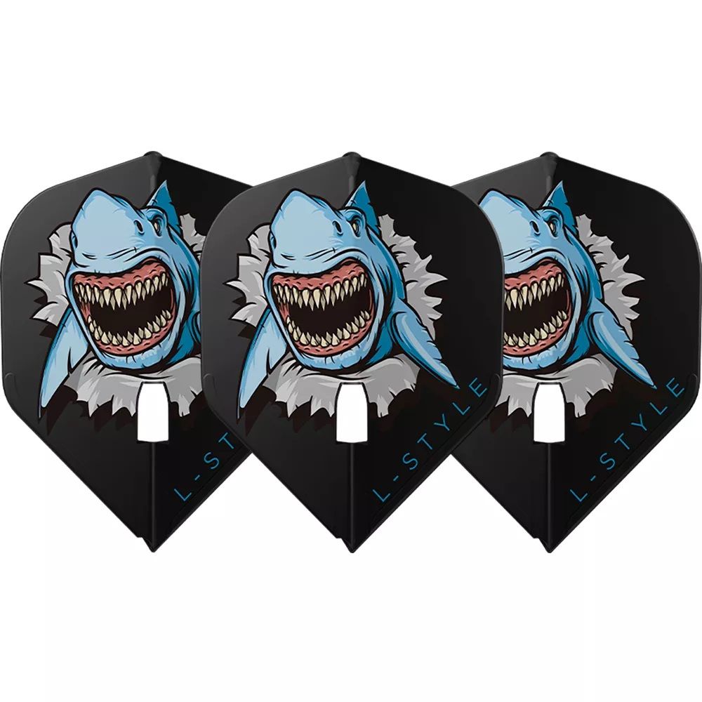 L-Style Signature Dart Flights Florian Hempel V1 Black Pro Standard L1 Flights