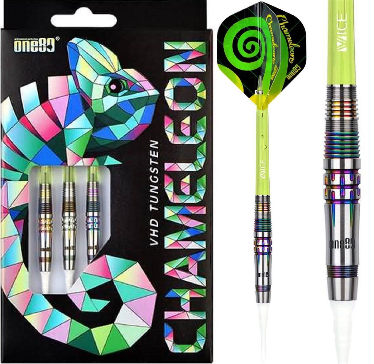 One80 Chameleon Aquamarine Soft Darts 18,5 Gramm Softdarts