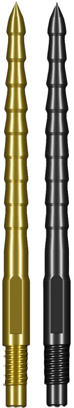 Shot! Turbo RS Turbo Points TP 30/40 mm Schwarz/Gold Wechselspitzen