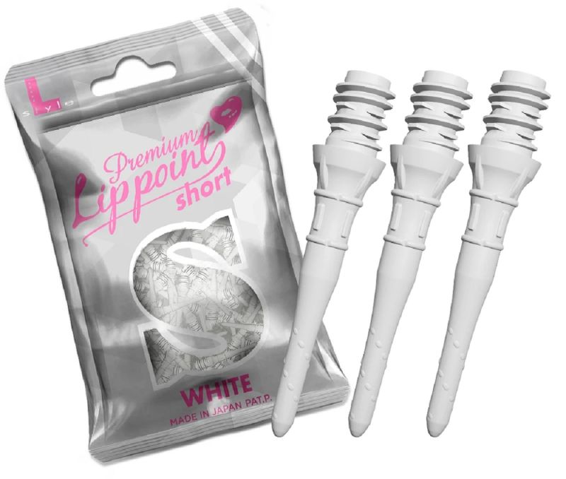 L-Style - Premium Lippoint Short Schwarz Weiß Rot Gelb Soft Dart Spitzen