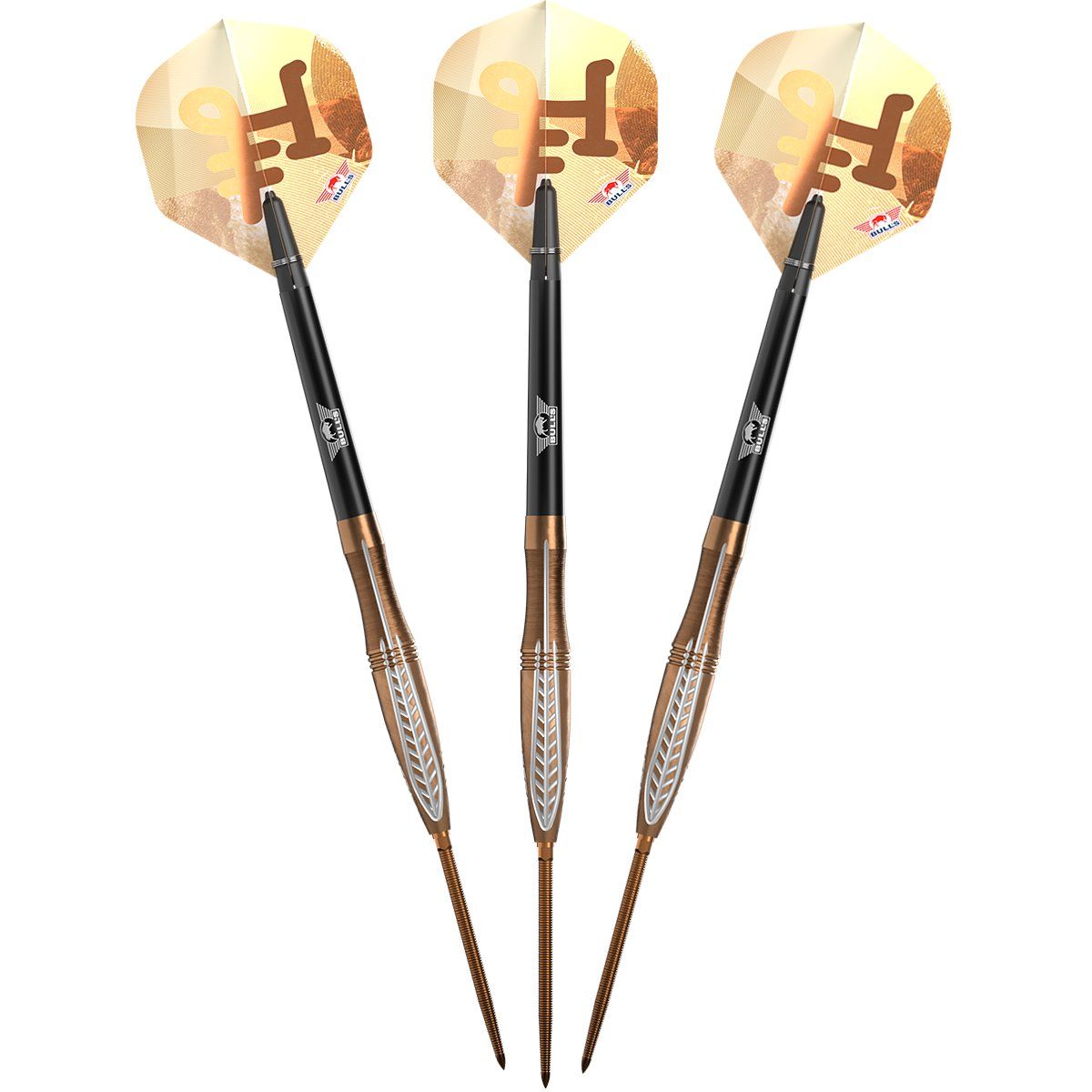 Bull´s Bronzo Flux CP 90% Steeldarts 23/24/25 Gramm Steeldarts