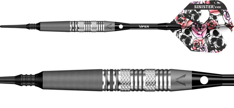 Viper Sinister Sandblasted S5 Twin-Knurl 95% Softdarts 18/20 Gramm Softdarts