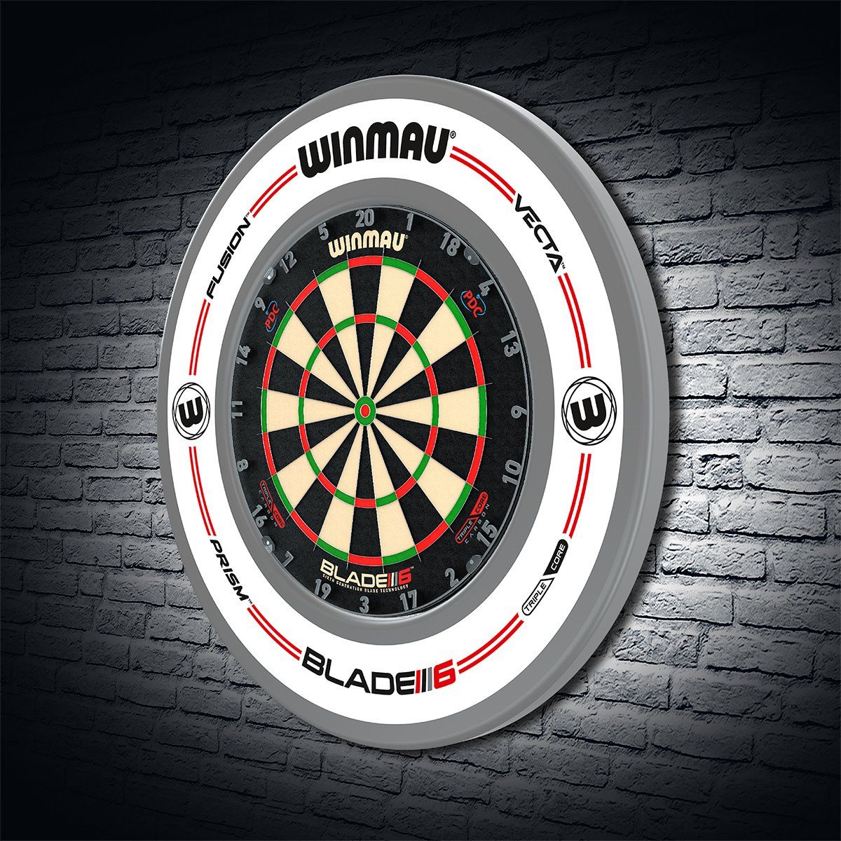 1 tlg. Winmau Pro-Line Weiß Catchring Dart Surround Auffangring