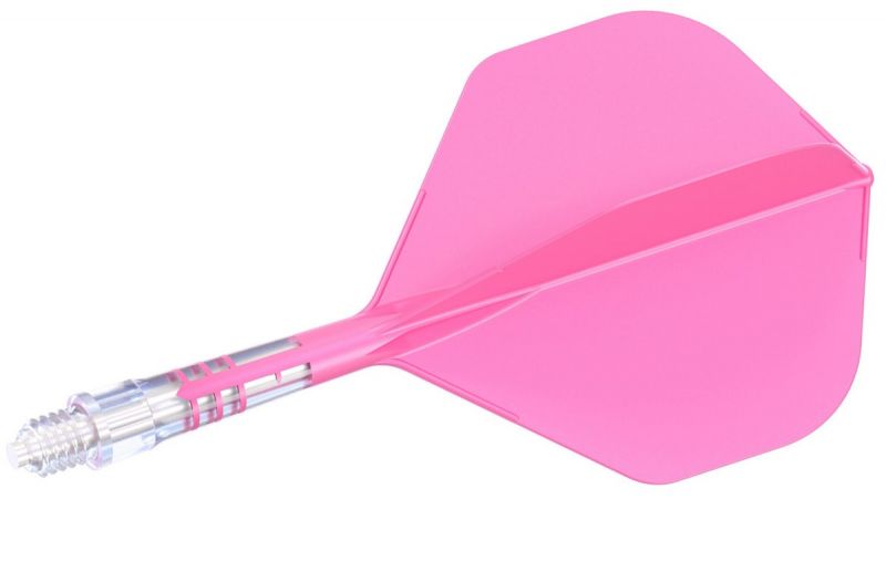 Cuesoul Dart Flight/Shaft ROST T19 Carbon Shaft Pink/Pink Standard Flights