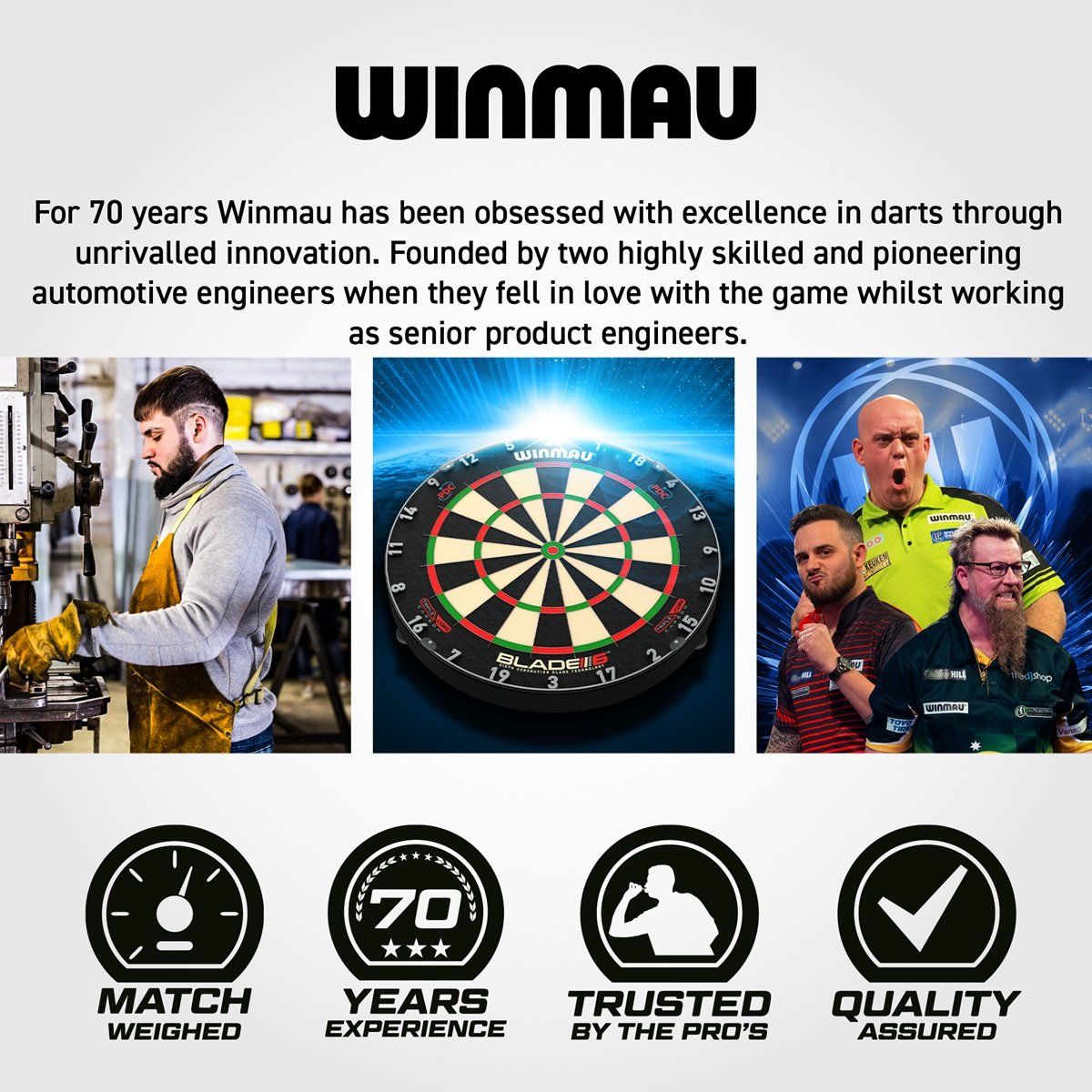 Winmau Lunaris Parallel Switch Point 90% Steeldarts 23/25 Gramm Steeldarts