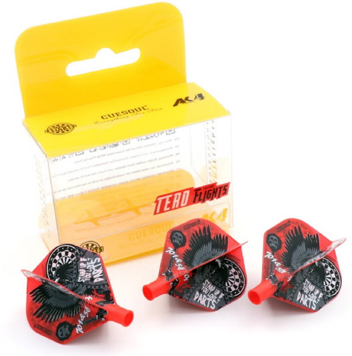 Cuesoul TERO AK4 Dart Flight Adler Rot Standard Flights