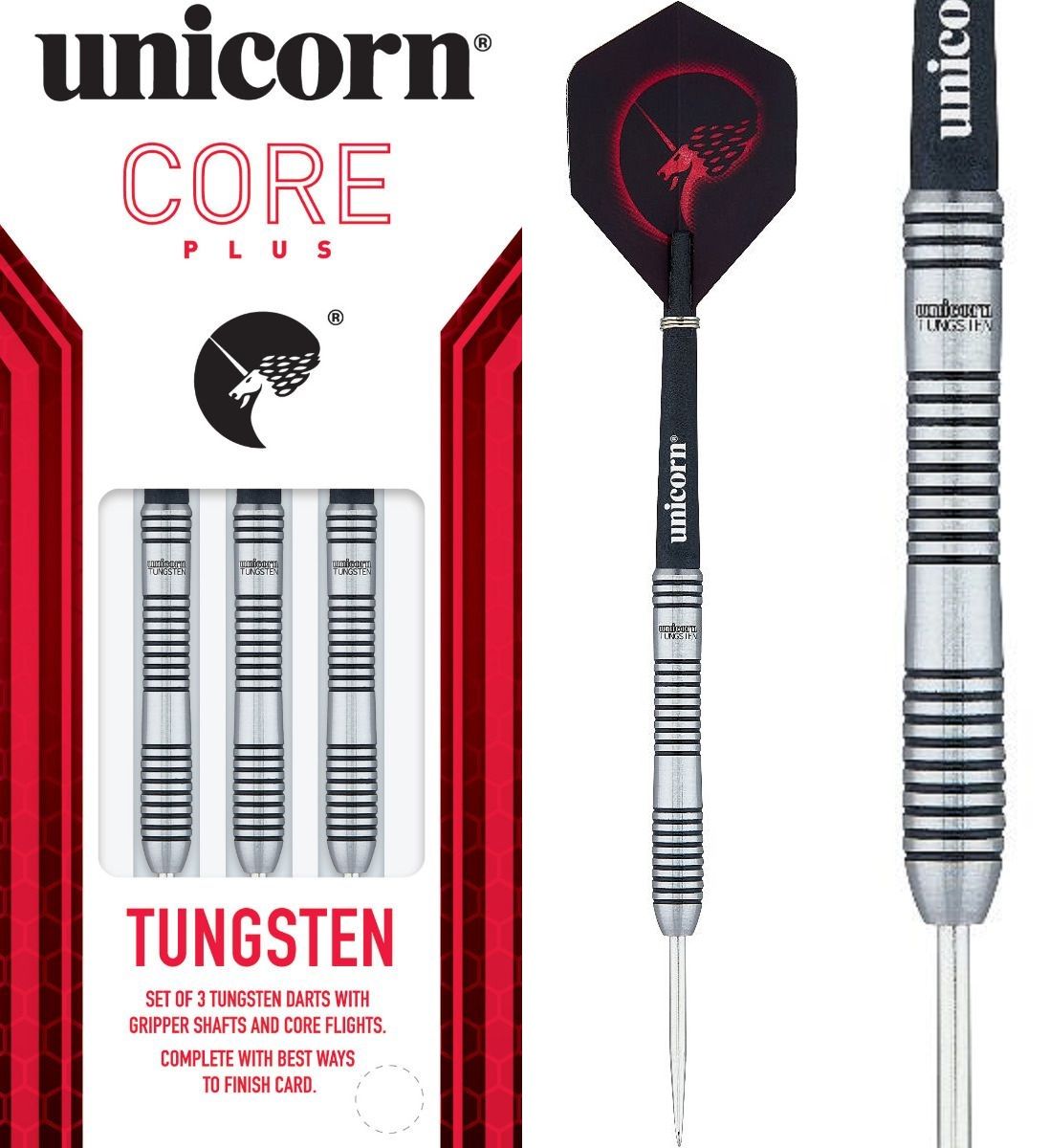 Unicorn Core Plus S1 70% Steeldarts 22/24 Gramm Steeldarts