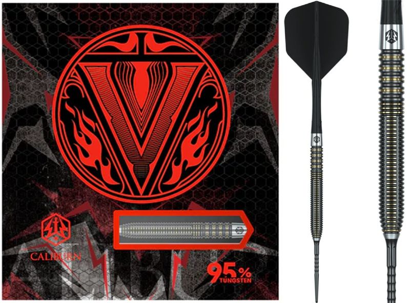 Caliburn V Serie V2 95% Steeldarts 22/24/26 Gramm Steeldarts