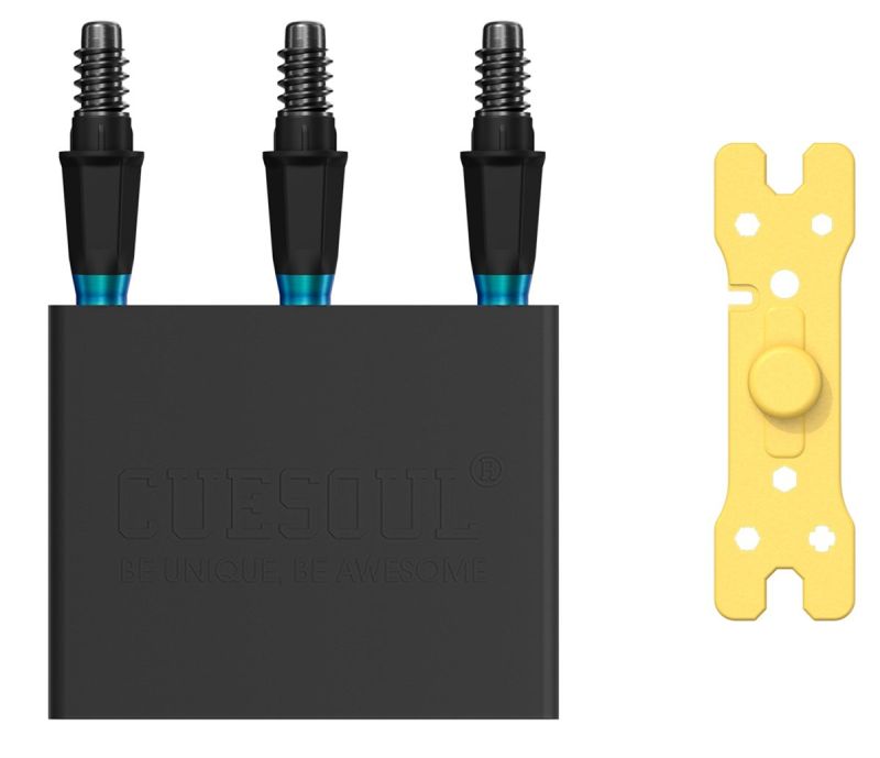 Cuesoul OTO Wechsel Spitzen Conversion Points V Cuts Multi Color No.5 Schraubspitzen Tips