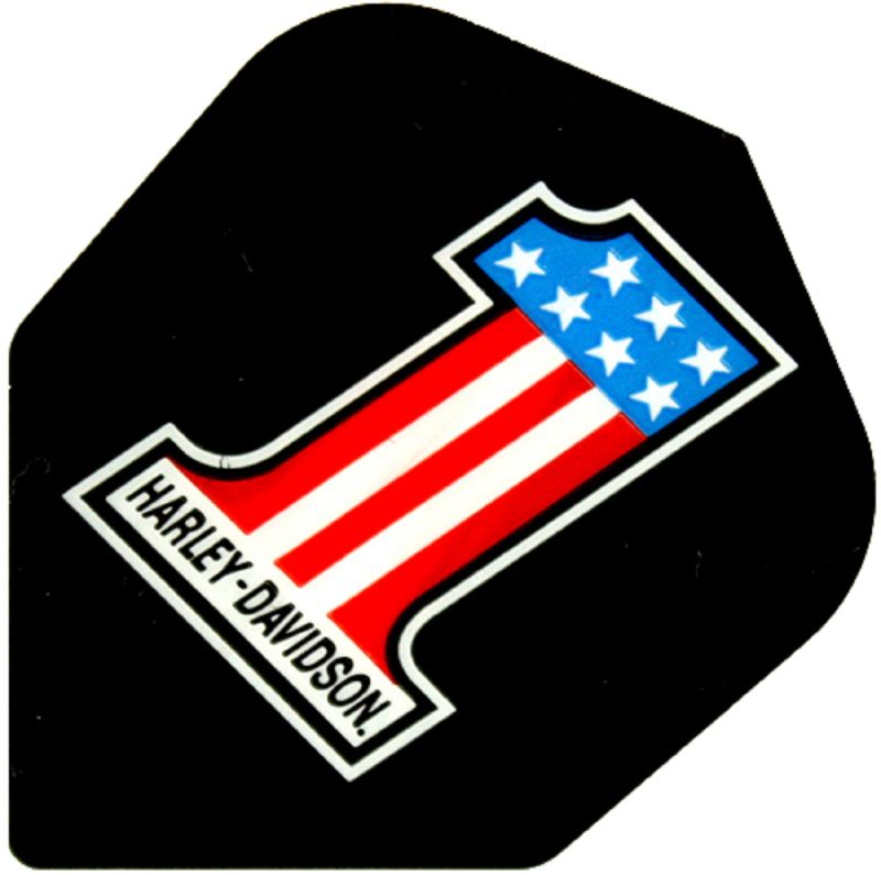 HARLEY DAVIDSON "1" Pentathlon Dart Flights Flights
