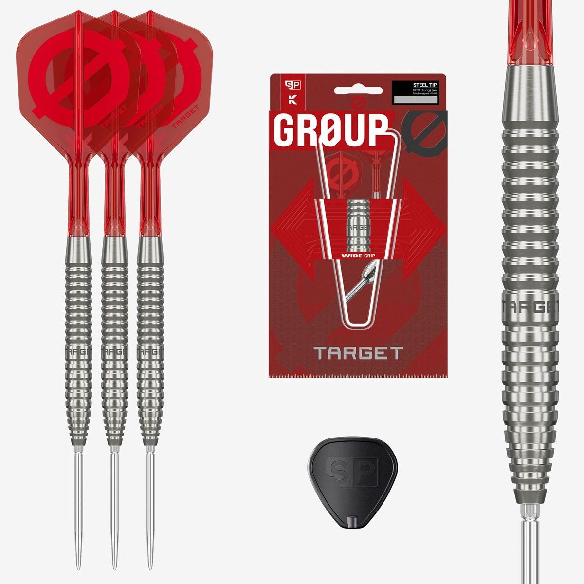 Target Group 02 SP 50% Steeldarts 21/23/25 Gramm Steeldarts