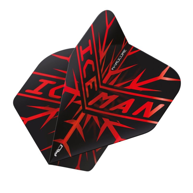 Reddragon Dartflight Gerwyn Price Red Hardcore Dart Flight Standard Flights
