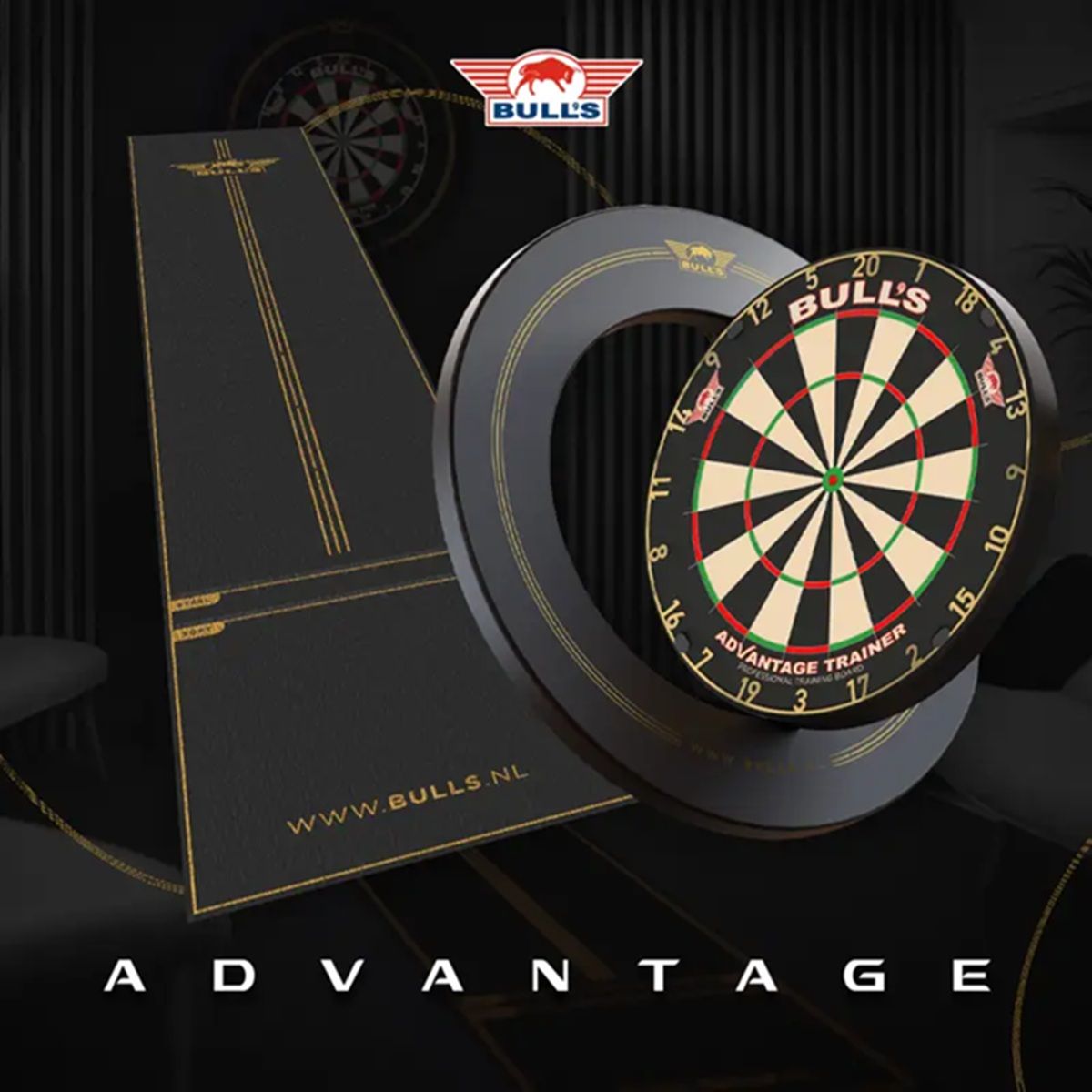 1 tlg. Bull´s NL Advantage Lite Gold Dart Catchring Dart Auffangring Surround Auffangring