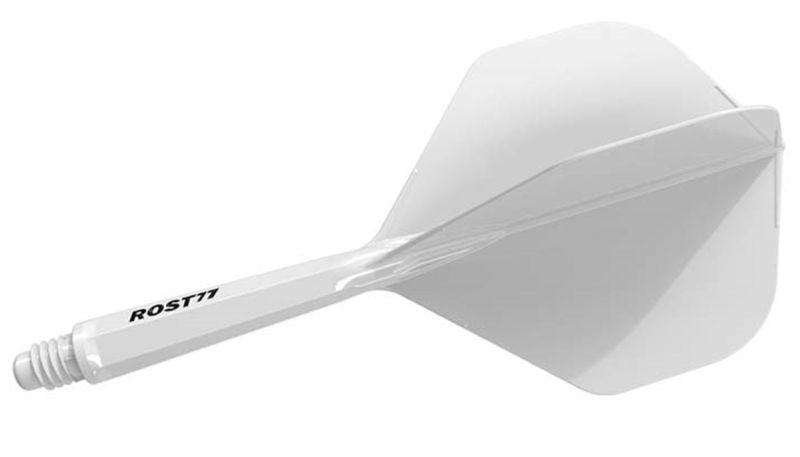 Cuesoul Dart Flight/Shaft ROST 77 Weiß Big Standard Flights