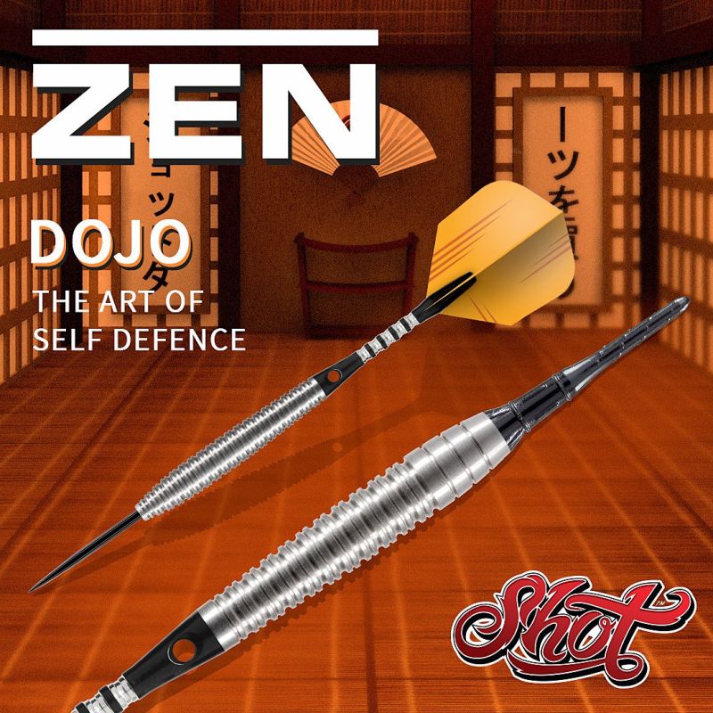 SHOT! Zen Dojo 80 % Tungsten Steeldart 25 Gramm Steeldarts