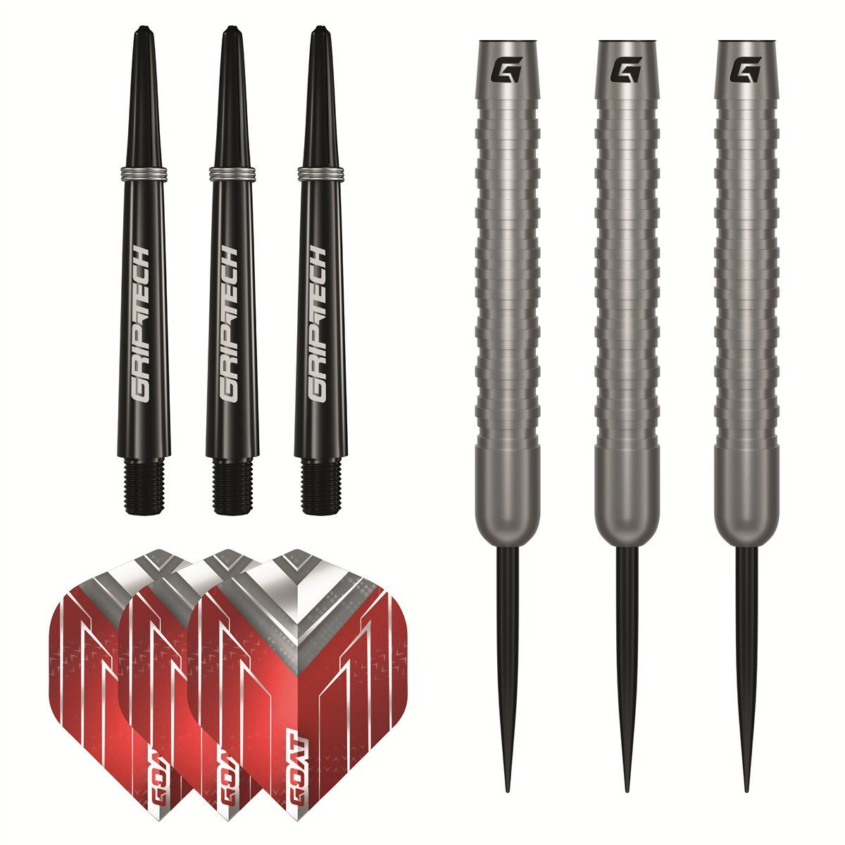 GOAT Podium Silber 90% Steeldarts 22/24 Gramm Steeldarts