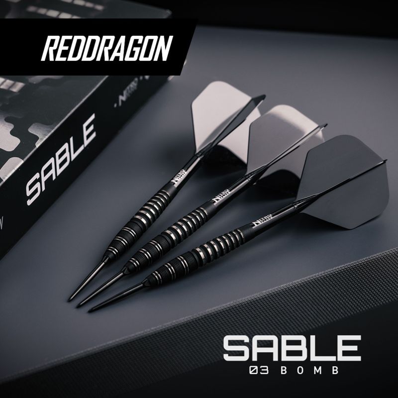 Reddragon Sable Bomb Switch Point 90% Steeldarts 22/24/26 Gramm Steeldarts