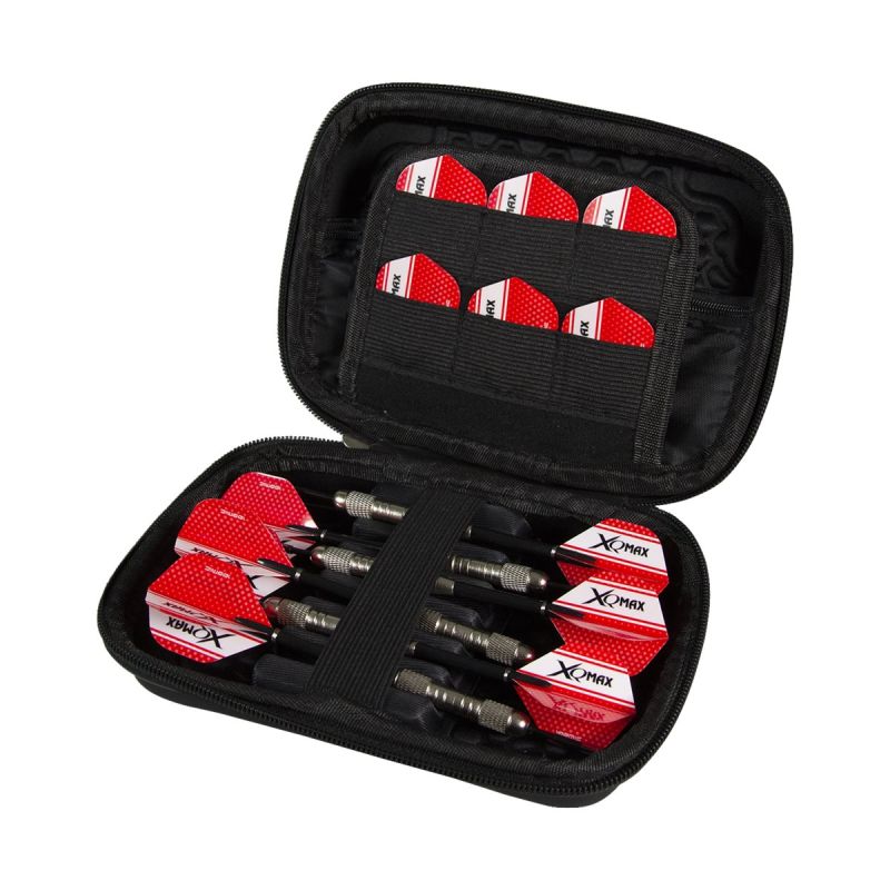 XQMAX Dart Case Groß Schwarz Blau Rot Dart Tasche