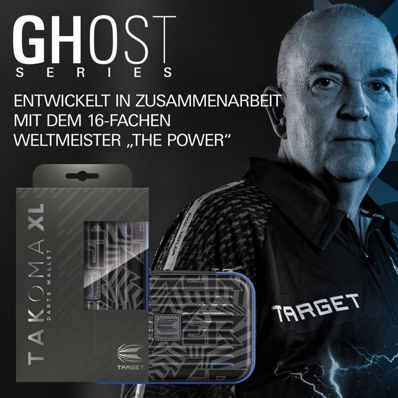 Target Takoma XL Ghost Phil Taylor Wallet Aufbewahrung Case