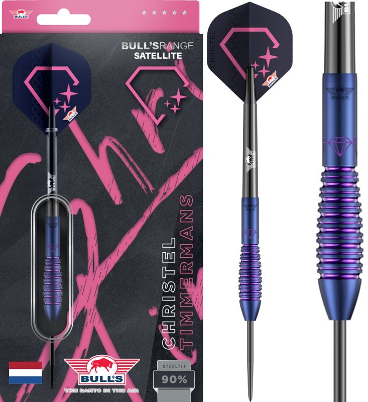 Bull´s Christel Timmermans 90% Steeldarts 25 Gramm Steeldarts