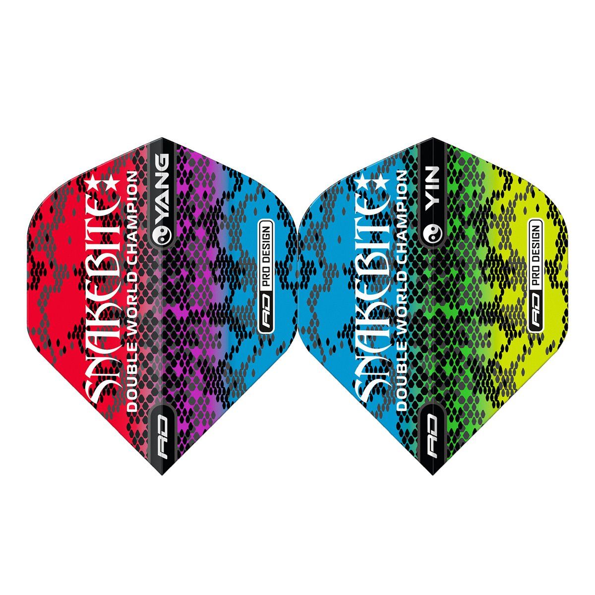 Reddragon Dartflight Ying Yang Peter Wright Rainbow Standard Flights
