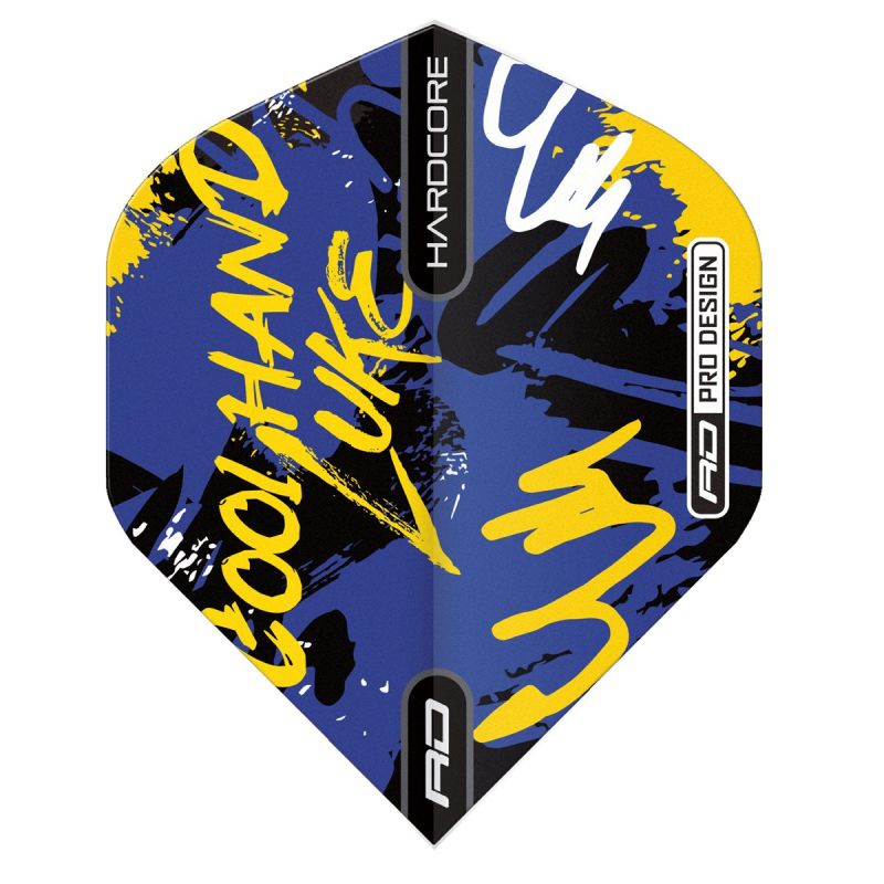 Reddragon Luke Humphries Signature Graffiti Blue Hardcore Dart Flights Flights
