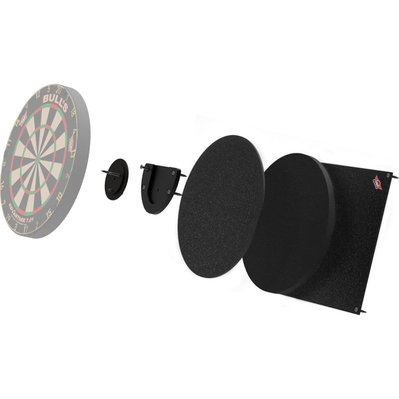 Bull´s Dartboard Silencer Schallschutz für Steeldartboards Steel Dartscheibe Schallschutz
