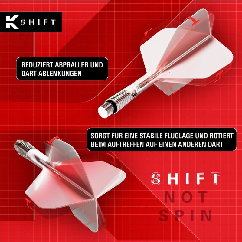 Target K-Shift Shaft/Flight System Shape No6 Shafts